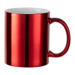 Glossy metallic mug for sublimation and laser engraving