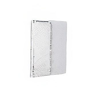 Notebook - diary with two-color thermo sequins for sublimation cover - silver