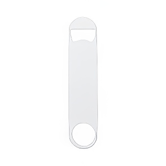 Metal bottle opener for sublimation and engraving white, 4 x 18 cm