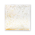 Liquid photo frame - gold glitter