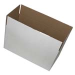Folding white box for laser toner cartridges