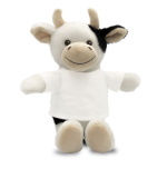 Teddy cow with a white T-shirt for sublimation