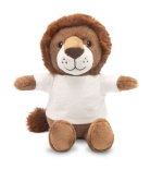 Teddy lion with a white T-shirt for sublimation