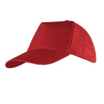 Peaked cap 5-panels plastic snap closure