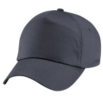 Peaked cap 5-panels plastic snap closure