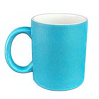 Glitter sublimation mug, 330 ml, blue