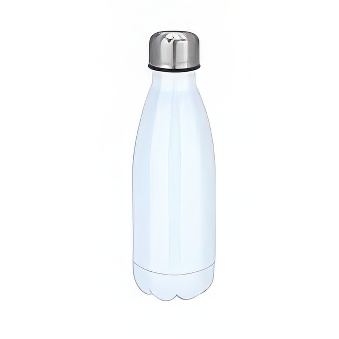 Metal thermal bottle for sublimation and engraving, white, 350 ml