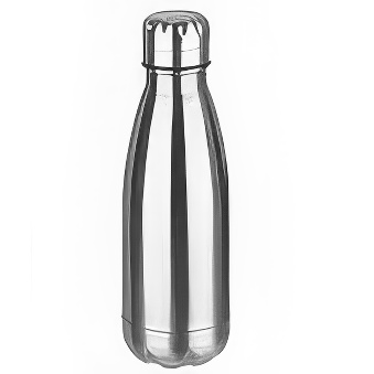 Metal thermal bottle for sublimation and engraving, silver, 350 ml