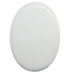 Ceramic white oval tile for sublimation - 25 pieces