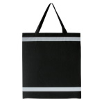 Reflective shopping bag - short handles - 10 pieces