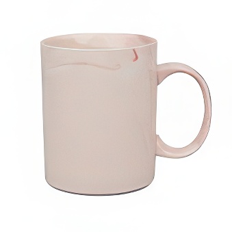 Kubek do sublimacji marmurkowy, 330 ml różowy