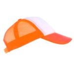 Kids cap with mesh back panels for sublimation