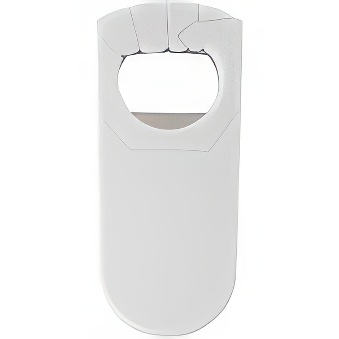 Bottle opener white - fist - 10 pieces
