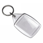 Plastic key ring - frame - 10 pieces