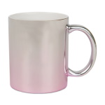 Two-tones glossy metallic sublimation mug