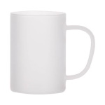 Frosted Glass Sublimation Mug - Large Handle