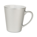 Metallic latte mug for sublimation - pearl