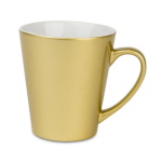 Metallic latte mug for sublimation - pearl