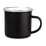 Magic Enamel Colour-Changing Mug - For Sublimation & Laser Engraving - Silver Rim