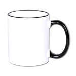 Color handle sublimation mug