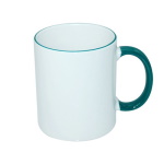 Color handle sublimation mug