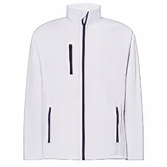 Mens softshell jacket for sublimation Colour: white Size: S