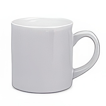 Coloured Mini Sublimation Mug - White Inner, grey