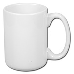 Big mug for sublimation with an oval handle
