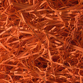 Paper filler for packaging, orange, 1 kg