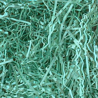 Paper filler for packaging, light green, 5 kg
