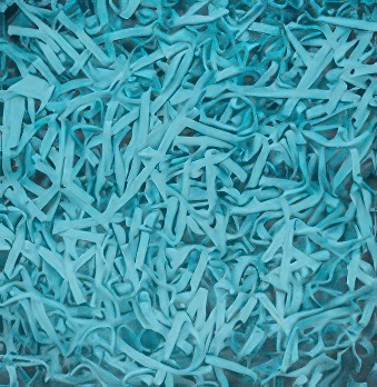Paper filler for packaging, blue, 5 kg