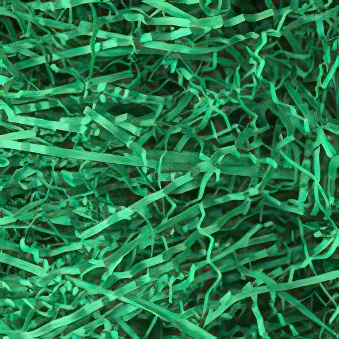 Paper filler for packaging, dark green, 5 kg
