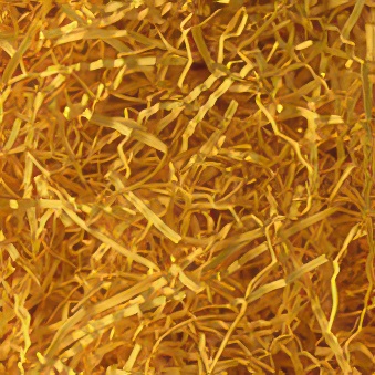 Paper filler for packaging, gold, 1 kg
