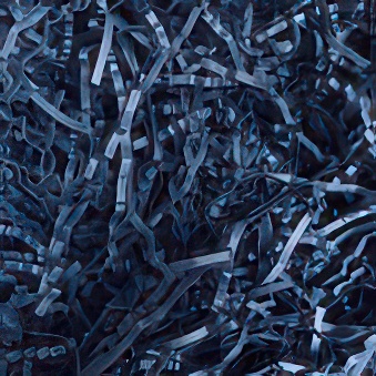 Paper filler for packaging, navy blue, 5 kg