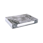 Decorative cardboard box - grey stone - 5 pieces