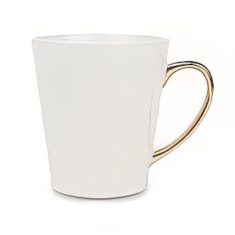 Kubek latte do sublimacji z kolorowym uchem