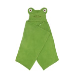 Childrens hooded towel - frog
