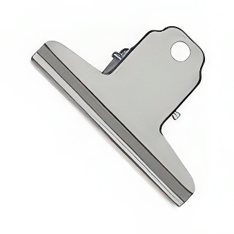 Letter Clip for Documents, silver, 12 cm
