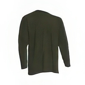 Longsleeve T-shirt for printing Colour: khaki Size: XS