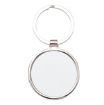 Metal, round keyring for sublimation - 12 pieces