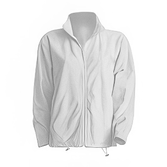 Mens Standard polar fleece Colour: white Size: XS