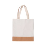 Shopping bag in linen and cork for printing