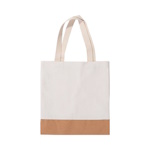 Shopping bag in linen and cork for sublimation