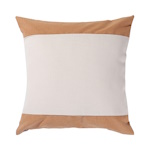 Linen pillowcase with two cork strips for sublimation