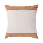 Pillowcase with linen weave and a cork belt for sublimation