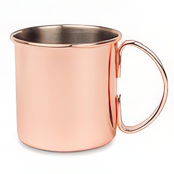 Metal Sublimation and Engraving Mug, copper, 330 ml