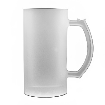 Glass stein for sublimation, transparent