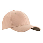 Peaked cap 6-panels with metal clip