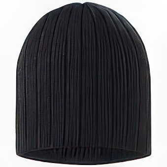 Winter cap, black, 740 g/m2