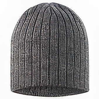 Winter cap, grey melange, 740 g/m2